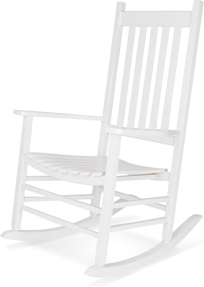 Shine Company Vermont Porch Rocker – White