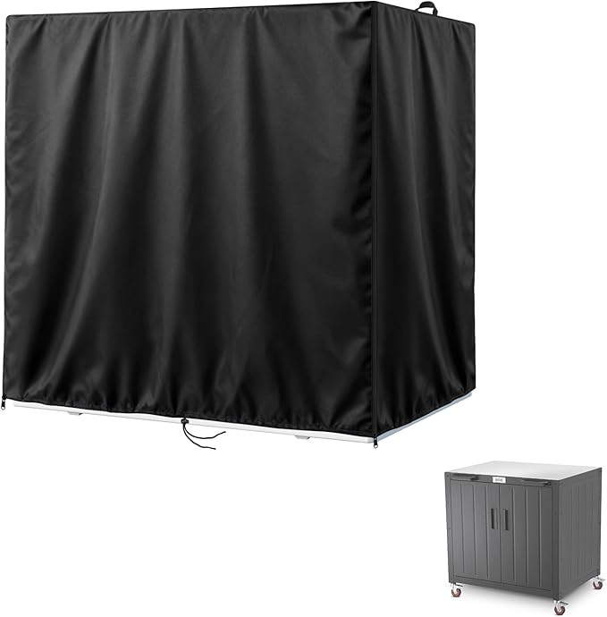 Kasla Storage Cabinet Cover, Outdoor Chest Storage Waterproof Cover, Weatherproof Cabinets Covers for Kitchen Patio Garden Backyard - 36"Lx24"Wx36"H