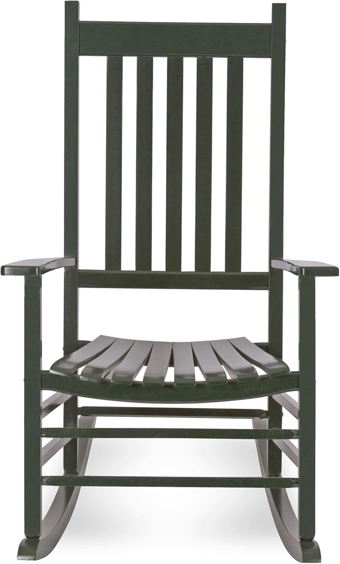 Shine Company Vermont Porch Rockers – Dark Green (Set of 2)