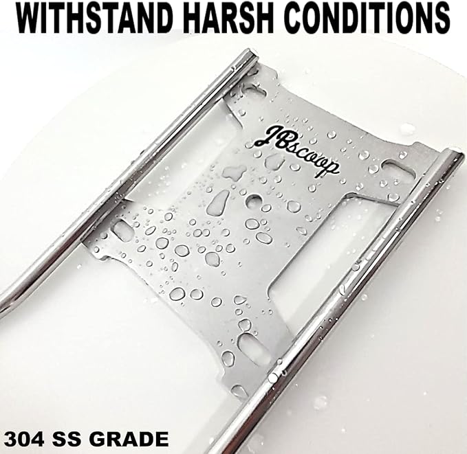 JBscoop Large Stainless Steel Hose Holder, Heavy Duty Hose Hanger (1)