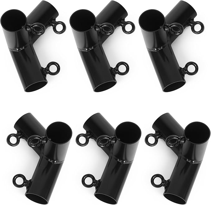Aoneky 1'' Corner Canopy Fitting Couplers Kit - Fits 3/4" EMT - Frame Carport Connectors (4-Legs Canopy Top Kit)