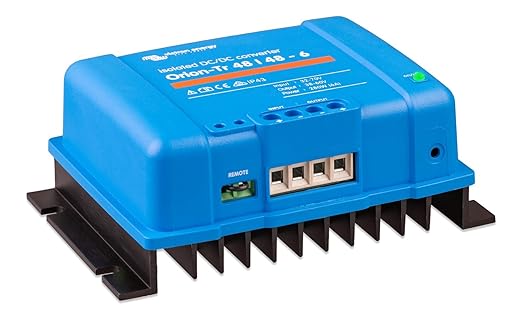 Victron Energy Orion-Tr DC to DC Converter - 48/48-Volt 6 amp 280-Watt - IP43 Protected - for Dual Battery Systems - Isolated