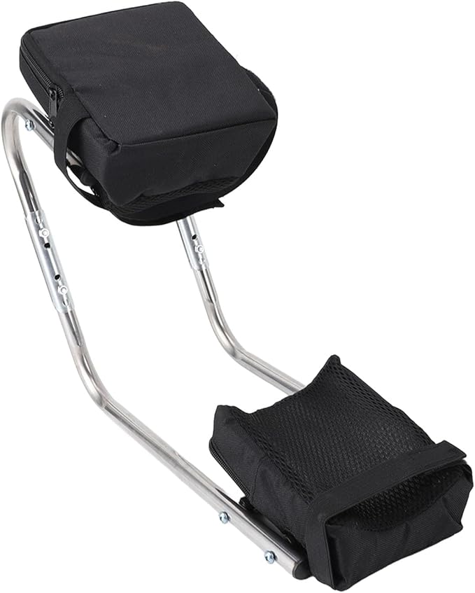 Knee Seat Gardening Tool,Stainless Steel Ergonomic Ankle Support Multifunctional Knee Seat Leg Brace for Gardening Work