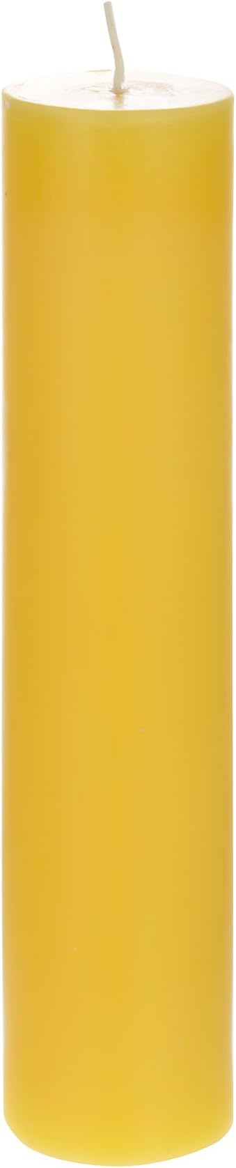 Mega Candles 1 pc Scented Solid Citronella Pillar Candles, Hand Poured Wax Candle 2 Inch x 9 Inch, Indoor & Outdoor Use, Camping, Festivities, Events, Party Usage, Patio, Barbecue BBQ, Picnics