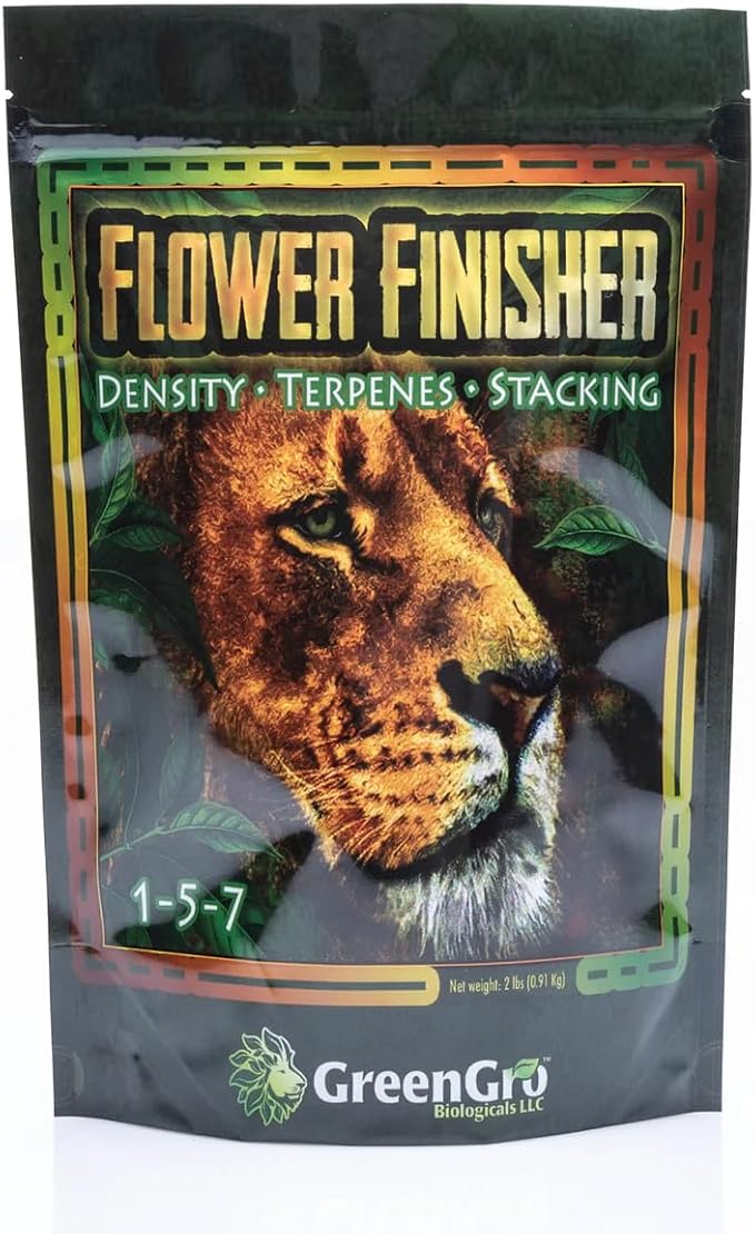 GreenGro Flower Finisher, Bloom Booster, Flower Fertilizer, Fertilizer for Flowers - 2 lb