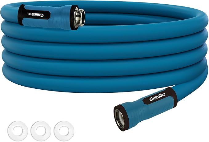 Garden Hose 6ft, Made of TPE(BetterThan PVC), Lightweight but Durable Water Hose with Ergonomic Swivel Fittings, Drinking Water Safe Material