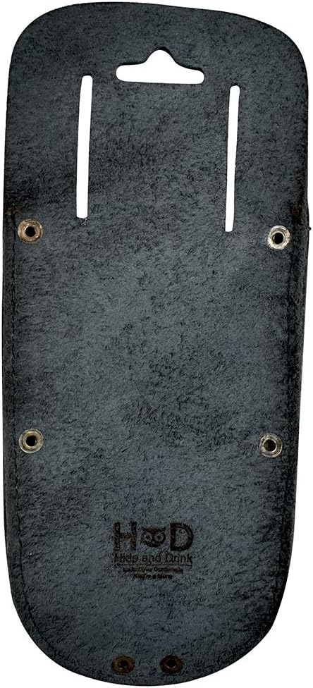 Hide & Drink, Thick Leather Holster for Pruning Shears w/Belt Loop Garden Scissors Sheath, Folding Saw, Construction & Utility Tools Pouch, Handmade Includes 101 Year Warranty