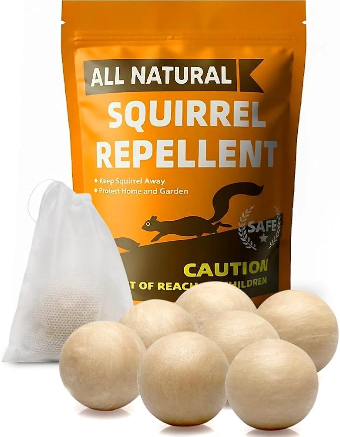 AJOQFKTD Squirrel, Lasts up to 2 Months, 7 Packs