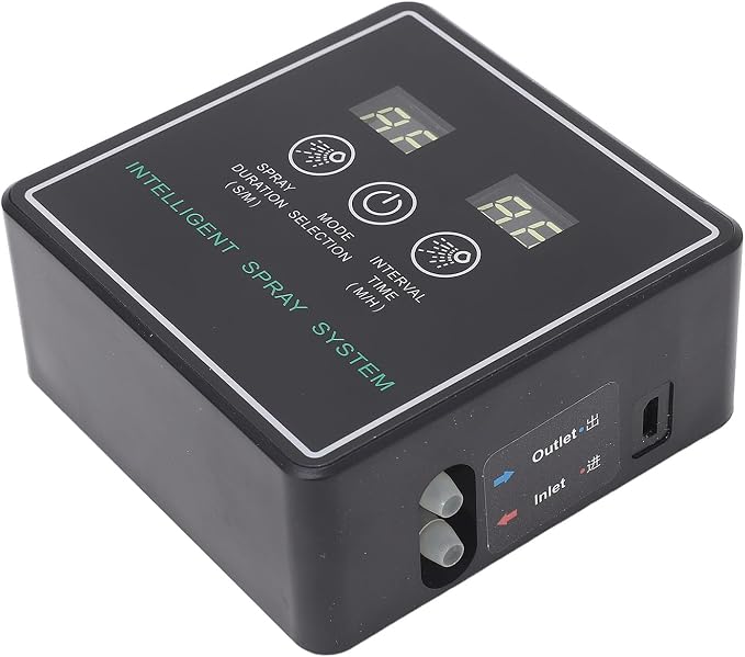ViaGasaFamido Reptile Fogger, Smart Spray System with 360 Degree Adjustable Nozzles, Automatic Timing for Terrarium Lizards and Frogs