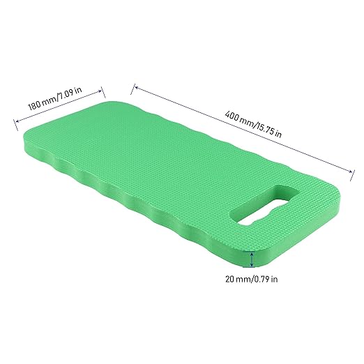 KINJOEK 8 PCS 16 Inch Garden Kneeling Pads Bulk, Thick Foam Kneeling Pad, Prayer Kneeling Pad for Gardening Repair Work Praying Exercise, Green