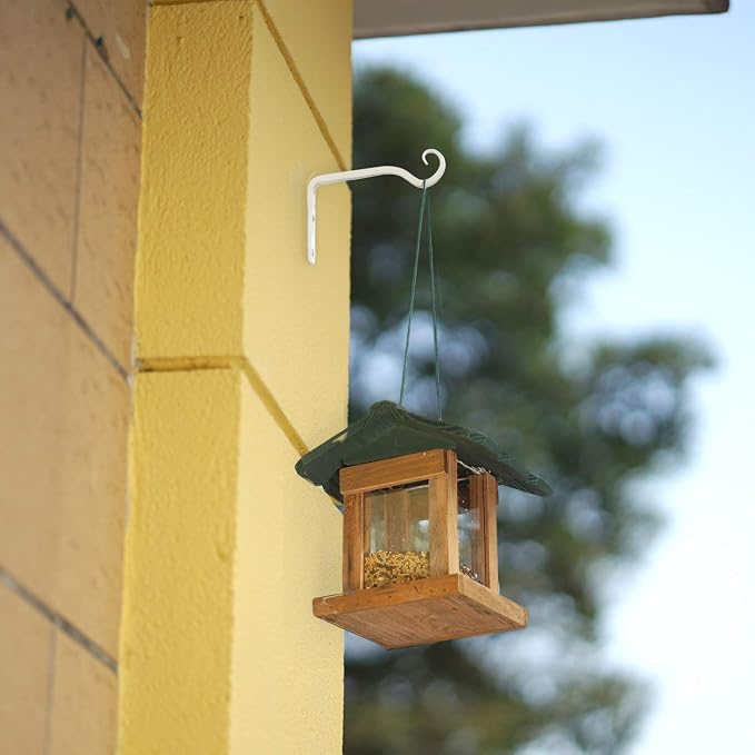 Mkono Hanging Plant Bracket and 7.5 Inch Hanging Planters Set, Hanging Baskets Flower Pot Holders with Hooks