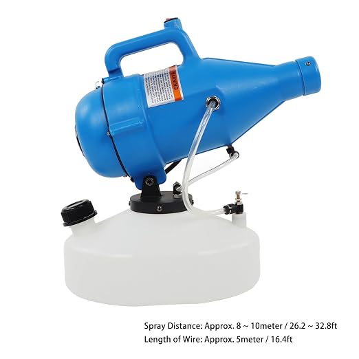 Electric Ulv Portable Fogger, 1400W 4.5L Adjustable Mist, Cold Atomizer for Hotel School Restaurant Disinfection