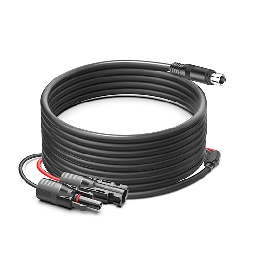 for Jackery 1000 V2/2000 V2/E1500/E2000 Pro Extension Cable,16.5Ft Solar-to-8020 Extension Cord fit Renogy EF bluetti Solar Panel to Jackery Explorer Pro & Plus Series Portable Power Station Generator