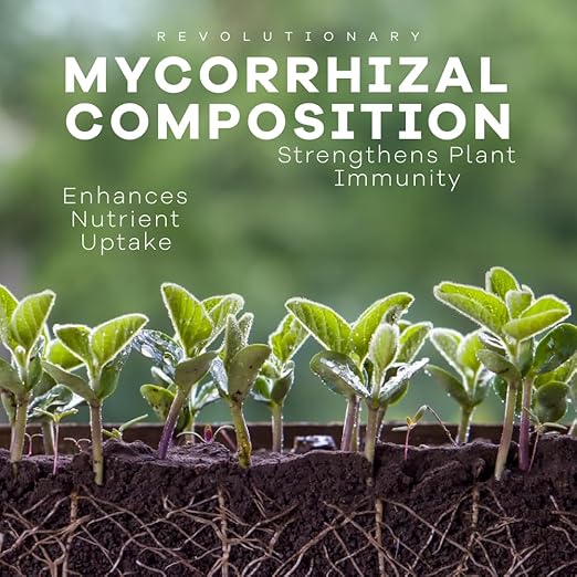 DYNOMYCO Granular Mycorrhizal Fungi Inoculant, 50g / 1.76oz – Boosts Root Growth, Yields & Nutrient Uptake – 900 Propagules/g, Concentrated Granules, & OMRI Listed – Biofertilizer for Plant Growth