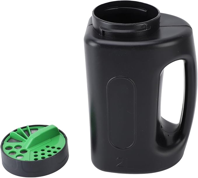 Hand Held Spreader, 2L ABS PP Labor Saving Fertilizer Shaker with Evenly Spread Design, for Gardening Lawn