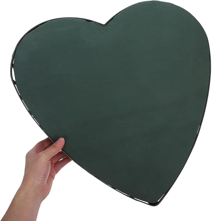 NOLITOY Heart Wet Foam Blocks, Floral Foam Block Fresh Flower Arrangement Supplies for Home Wedding Decoration