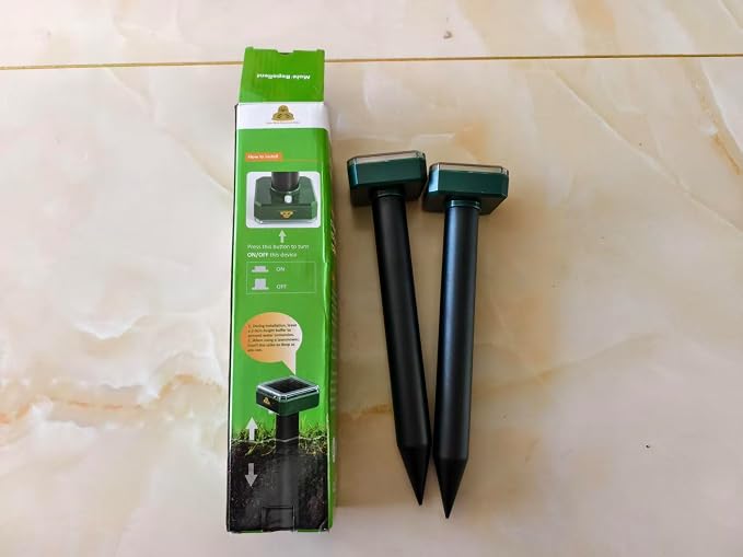 Mole Repellent Solar Powered 8 Packs