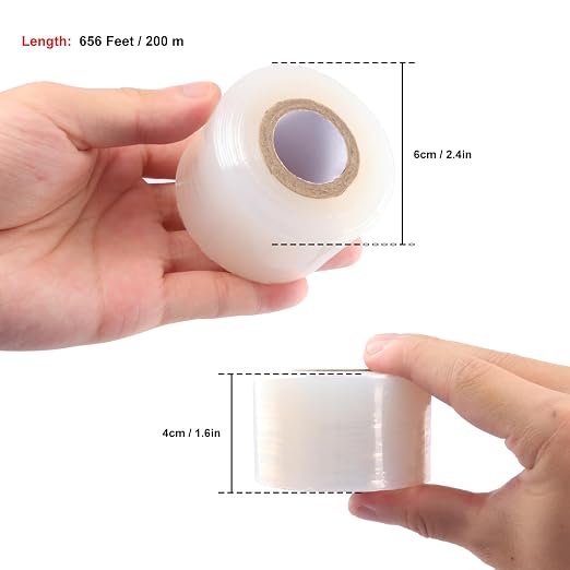 36 Pack 1.6 Inch Plants Grafting Tape, Grafting Film for Plant, Stretchable Garden Plants Repair Budding Tapes for Fruit Trees, Flower, Persimmon Trees, Vegetable