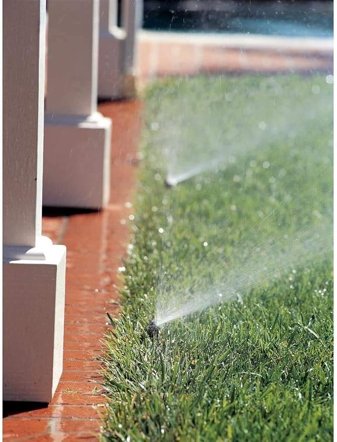 Rain Bird 1802APPRS Pressure Regulating (PRS) Professional Pop-Up Sprinkler, Adjustable 0-360° Pattern, 8' - 15' Spray Distance, 2" Pop-up Height