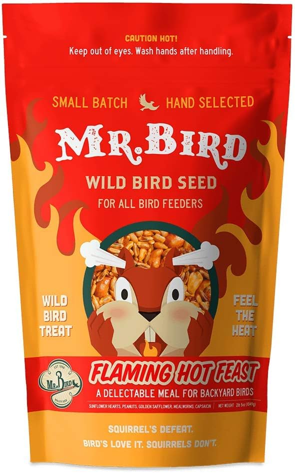 Mr. Bird 6-Pack Flaming Hot Feast Small Loose Seed Bag 2 lbs.