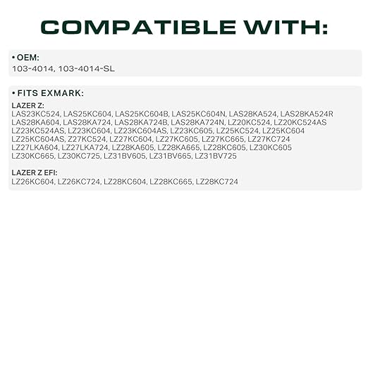 UDC Parts 103-4014 Mule Drive Belt Replacement for Exmark Lazer Z 103-4014-SL Lazer Z AS Zero-Turn Mowers 1034014 / Aramid Cord / 116.10 inches