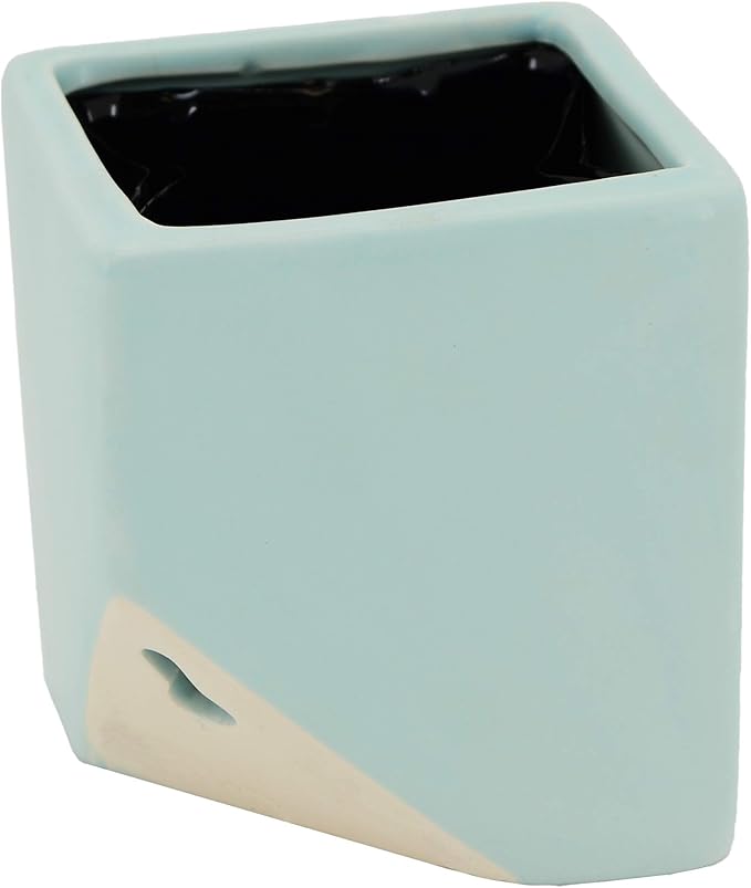 Arcadia Garden Products WP22 Small Cube Wall Planter 3-Pack-Mint