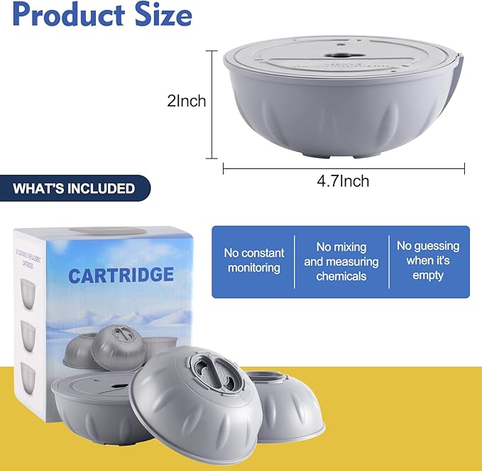 Hot Tub Replacement Cartridge for Frog Ease Floating System|Spa Mineral Filter Cartridge for Hot Tubs Up to 600 Gallons|Easy Install, Long-Lasting Filtration&Clean Water–3 Pack