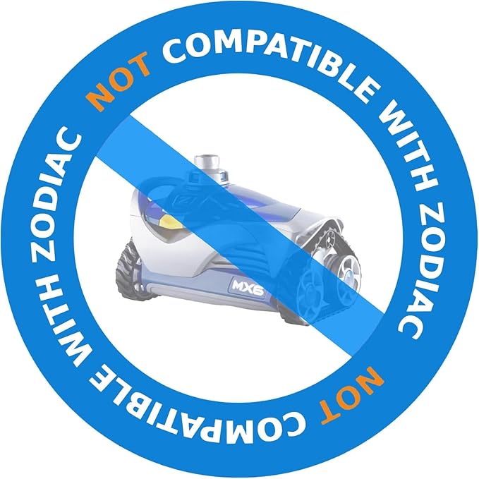 Poolvio Pool Vacuum Hose 40 Feet (12 x 40 Inch), 1.5 Inch Cuffs, Compatible with Most Inground Pool Automatic Cleaners, Blue