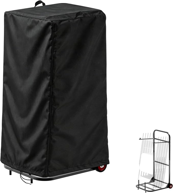 Folding Chair Rack Cover for VEVOR Hanging type, Waterproof Chair Cart Cover, Folding Chair Storage Dolly Chair Holder Covers- 23” L x 23" W x 44" H