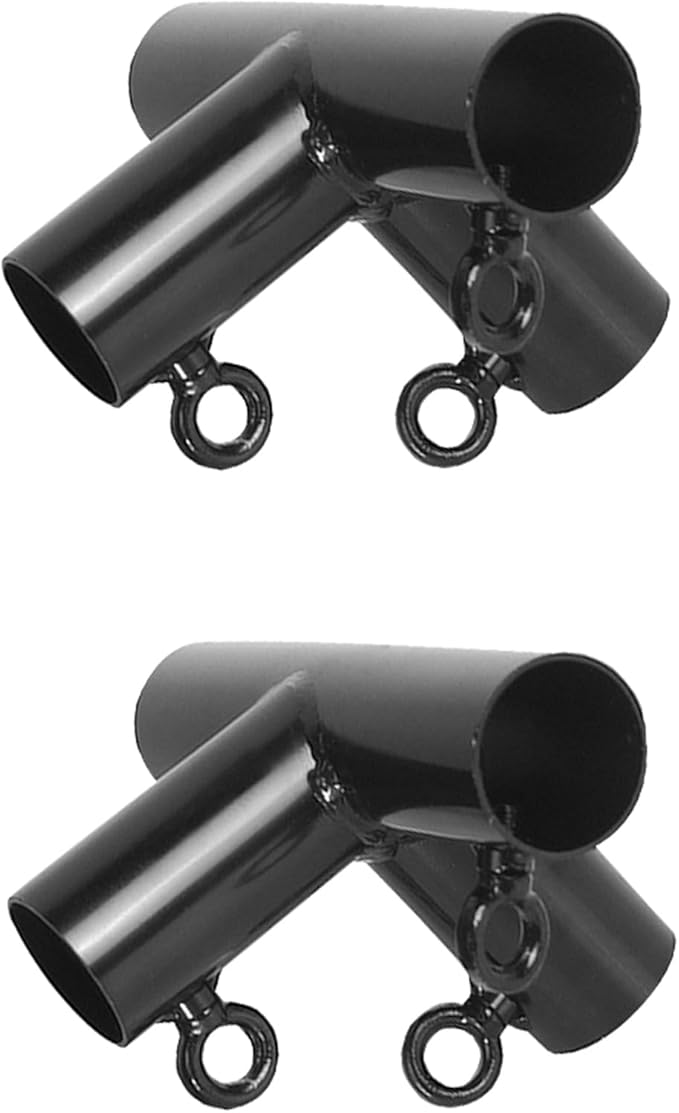 Aoneky 1 3/8'' Corner Flat Roof Canopy Fitting Couplers Kit - Frame Carport Connectors (Add 2 Legs)