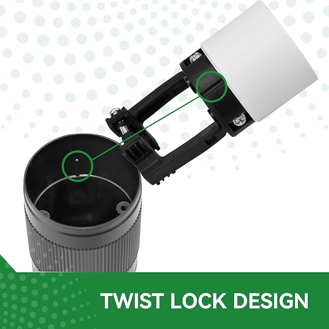 50 Amp Twist Lock Plug LL550P CS6365 Generator Power Cord Connector, ETL Listed
