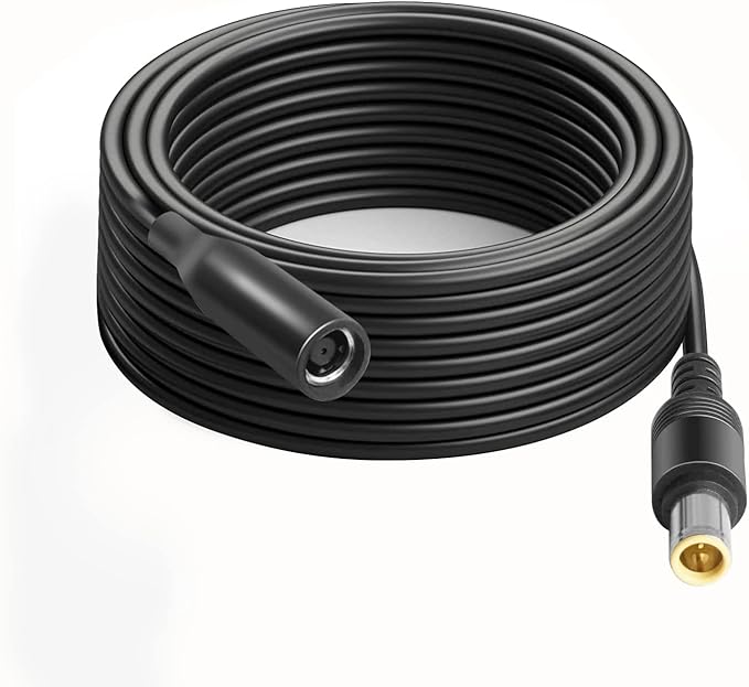 30Ft Jackery Extension Cable 14AWG 8mm Solar Panel Extension Cable 8mm DC Power Plug fit Jackery Explorer 1000/500/300/240/160,BLUETTI EB3A/EB70/EB70S/AC50S Portable Power Station Solar Generator