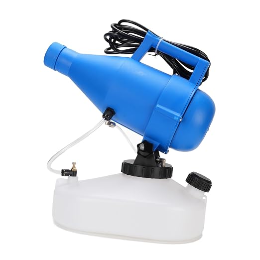 4.5L Electric Fogger Sprayer Portable Adjustable Output - Efficient Atomization Mist for Hotels, Schools, Gardens and Indoor & Outdoor Use