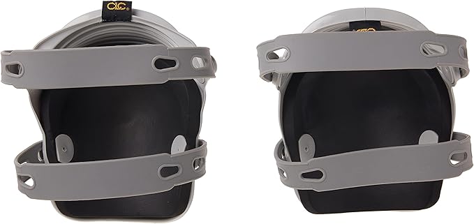 CLC Custom Leathercraft 361 Ultraflex Non-Skid Kneepads, Plastic, Grey