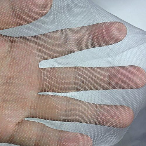 Roll Packed 5x100FT Garden Netting, Fine Mesh Pest Barrier Protect Your Plant Fruits Flower, Insect Bird Protection Netting for Raised Beds Greenhouse Hoops