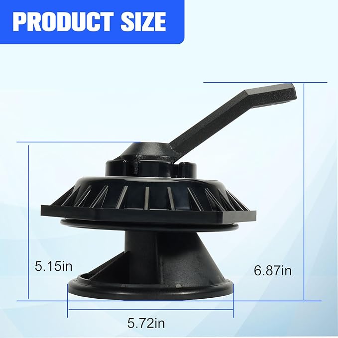 272531 Hi-Flow 6-way Multiport Top Valve Compatible with Pentair Sand Dollar Pool and Spa Sand Filters, 1-1/2 inch Clamp Style Valve, Replace 262504 262505 262506