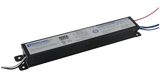 Robertson ISA332T8HEMV (3P20167) Electronic Fluorescent Ballast, 120-277Vac input, 2 or 3 T8 Fluorescent lamps between 17W-32W (F17T8 through F32T8) or 2 F40T8 Lamps, Instant Start, 120-277V (Qty 1)
