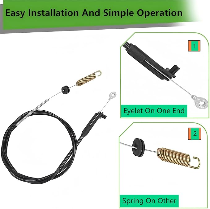 115-8439 Brake Cable for Toro 20333, 20333C, 20373, 20376, 20958,fits 22" Recycler Lawn Mower Replaces 290-923