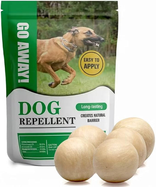 Dog Repellent for Lawn & Garden, Natural Dog Repellent for Outdoor & Indoor Use,Plant-Based Ingredients,Long-Term Use,Family & Pet Friendly, Easy to Use - 5P