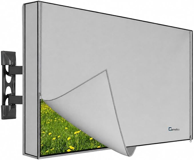 Outdoor TV Cover 65 inch Weatherproof and Waterproof | TV Cover for Outside 65 | Outdoor TV Enclosure | Smart Shield TV Screen Protector for Outside | TV Display Protectors