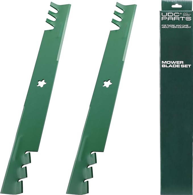 UDC Parts 403107 405380 Mower Blades Replacement for 46 Inch Husqvarna YTH22V46 Blades Z246 RZ4623 YTA22V46 532403107 CMXGZAM110146 Craftsman AYP Poulan Pro Ariens 917532403107/2 Pack Gator
