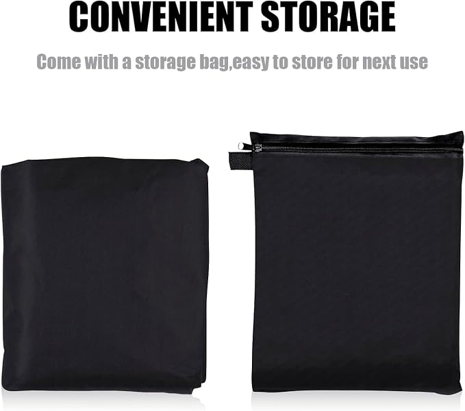 LCOGD Patio Furniture Cover ,Outdoor Furniture Covers Waterproof General Purpose, Outdoor Sofa Sets Covers Heavy Duty Windproof Anti-UV118”Lx79”Wx30”H