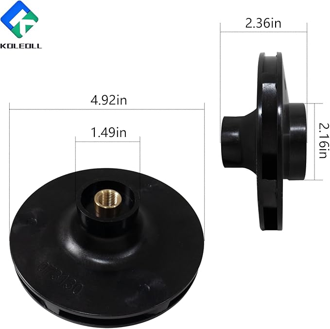 073130 Pump Impeller 2 HP Compatible with Pentair WhisperFlo WF-8 WFE-8 WFK-8 WFDS-8 WF-30 WFE-30 WFDS-30 1000 Series Pump