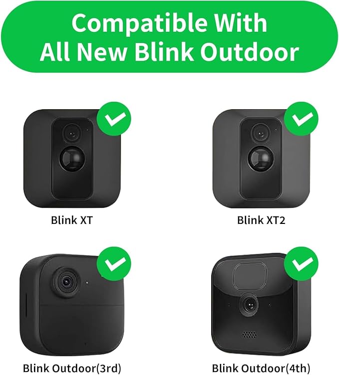 B-Link Camera Solar Panel, Compatible with B-Link Out Door 4(4th Gen), B-Link Outdoor(3rd Gen) XT3, B-Link XT2/XT Camera, B-Link Outdoor Camera, Build-in 2000mAh Rechargeable Battery (2Pack)