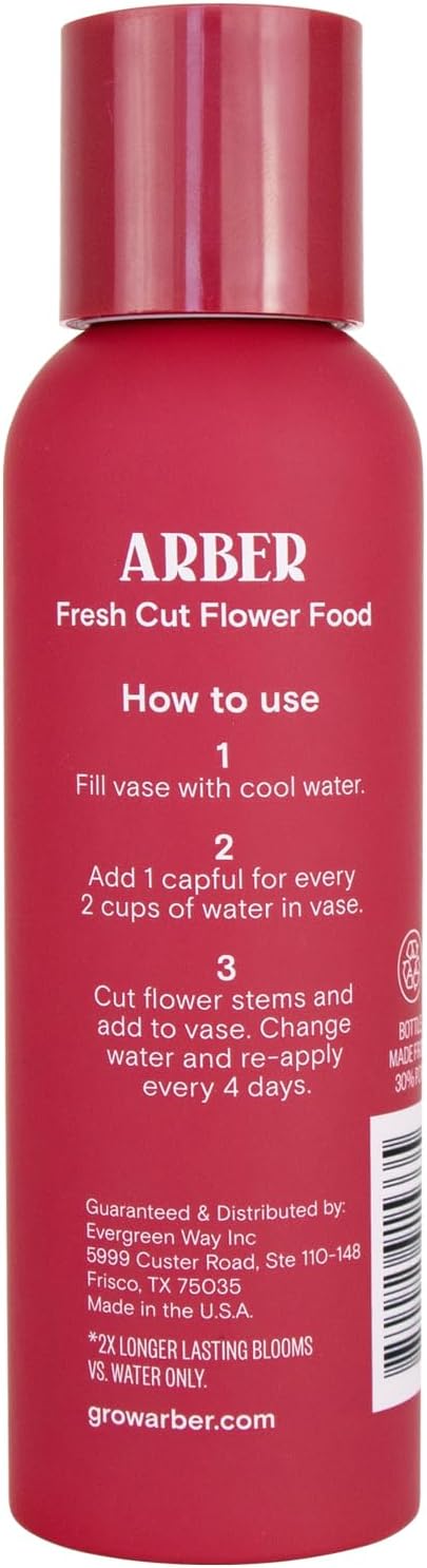 Arber Cut Flower Food + Nutrition & Health Starter Set + Spray Bottle
