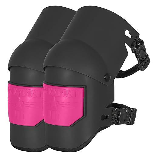 Sellstrom Ultra Flex KneePro Professional Knee Pads for Men & Women with Thick Foam Cushioning & Heavy Duty Hard Outer Shell - Adjustable Straps with Quick-Clips & Ergonomic Metal Hinges - for Construction Work, Gardening, Roofing, Flooring