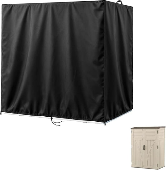 Kasla Storage Cabinet Cover, Outdoor Chest Storage Waterproof Cover, Weatherproof Cabinets Covers for Kitchen Patio Garden Backyard (54"L×33"W×72"H)