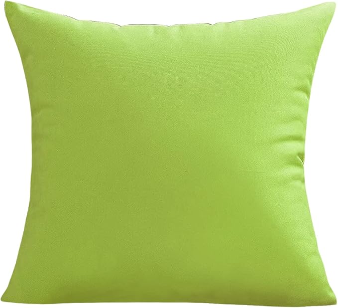 VAKADO Outdoor Waterproof Throw Pillow Covers 26X26 Set of 2 Decorative Green Patio Furniture Summer Cushion Cases Outside Decor for Couch Garden Bench Porch