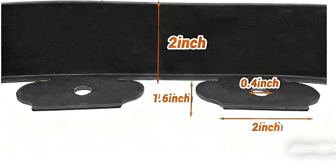 Landscape Edging 2in x 33FT Garden Edging Kit with 120 Spikes(33feet-Black)