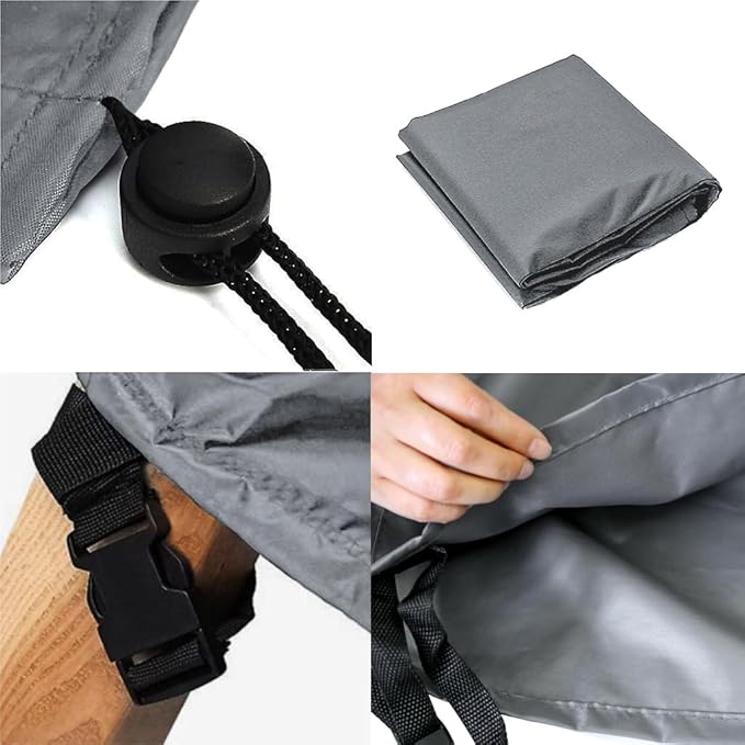Patio Furniture Covers,Outdoor Furniture Cover Waterproof,Patio Furniture Set Covers for 4 Piece Outdoor Conversation Set,Patio Covers Set X-Large (Grey)